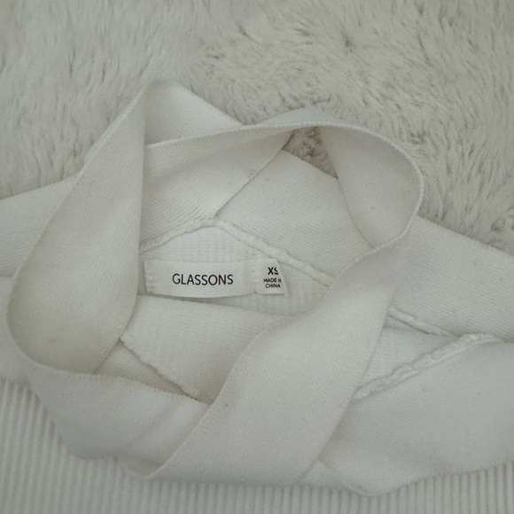 Glassons White Crossneck Tank XS - Picture 2 of 2